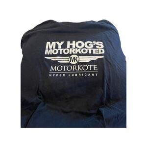 Vintage MOTORKOTE T-Shirt XXXL Single Stitched Dark Blue